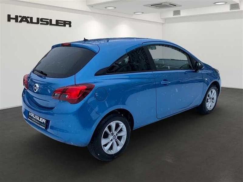 Gebraucht Opel Corsa drive 69 PS (50 kW) 2016 Arktis blau Kleinwagen