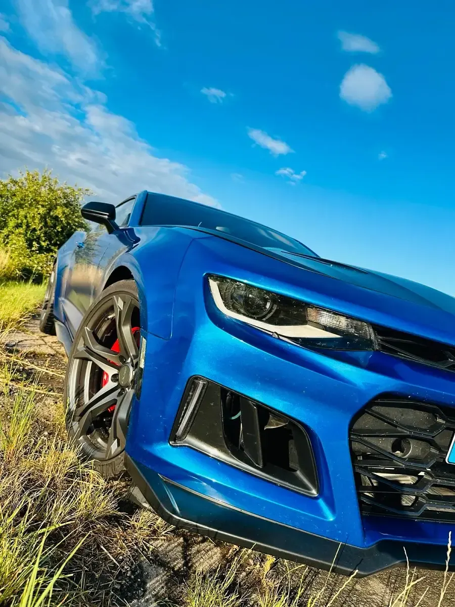 Gebraucht Chevrolet Camaro SS 463 PS (340 kW) 2018 Blau Coupé