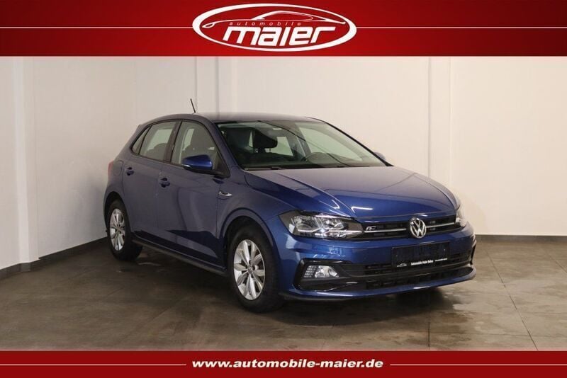 Blau Gebraucht 2020 VW Polo R-line Kleinwagen | 14.600 € (Superpreis) - Bild 1/4