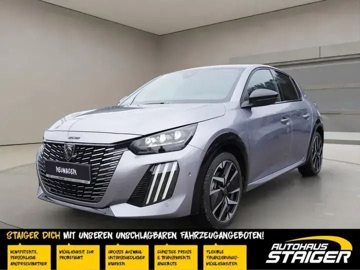 Silber Gebraucht 2024 Peugeot 208 GT Kleinwagen | 25.450 € - Bild 1/4