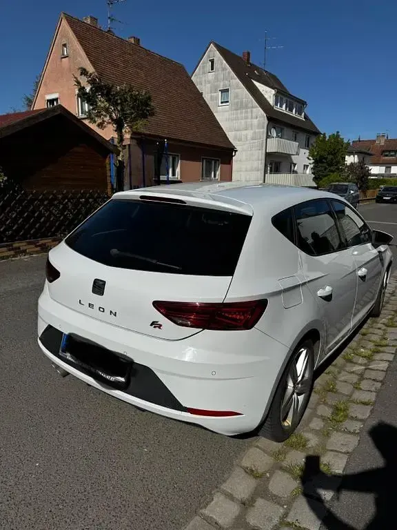 Usata Seat Leon FR 184 CV (135 kW) 2017 Bianco Berlina