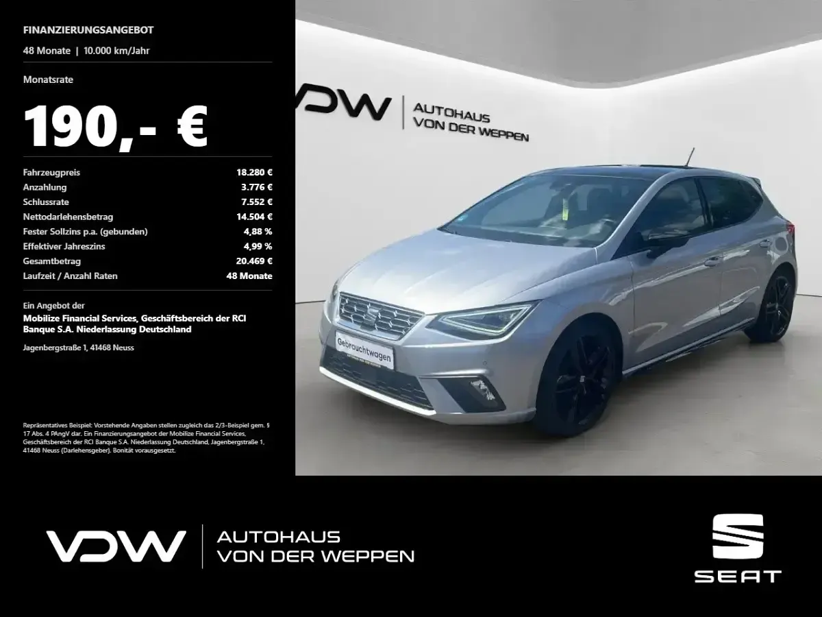Gebraucht Seat Ibiza Beats 110 PS (80 kW) 2023 Kleinwagen