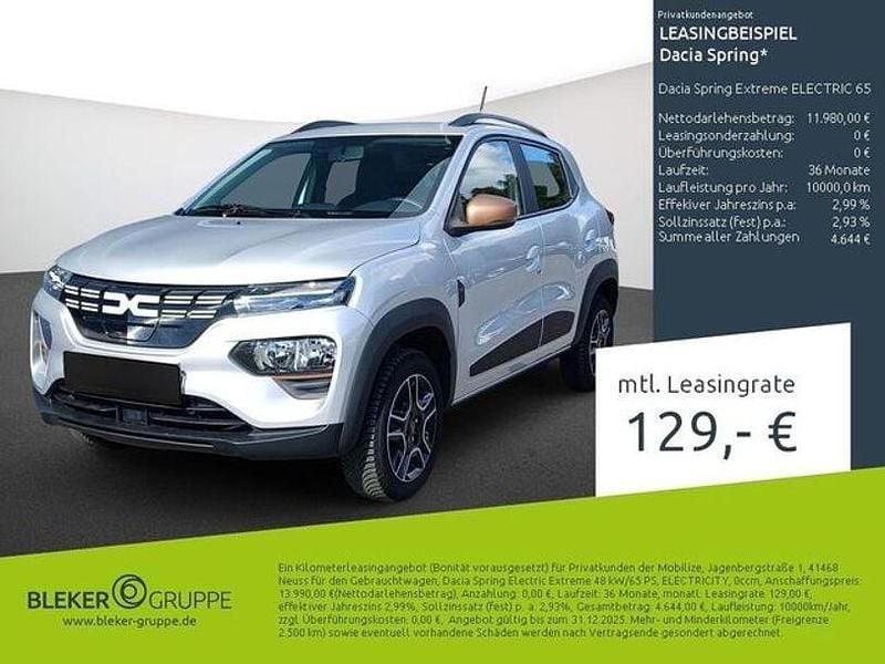 Silber Gebraucht 2023 Dacia Spring Extreme Kleinwagen | 10.980 € (Superpreis) - Bild 1/3
