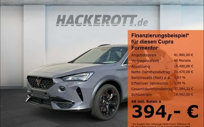 Grau Gebraucht 2025 Cupra Formentor VZ SUV | 35.980 € (Guter Preis) - Bild 1/4