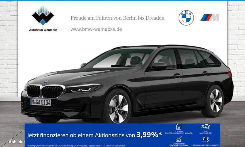 Schwarz Gebraucht 2022 BMW 520 Sport Line Kombi | 32.848 € (Fairer Preis) - Bild 1/4