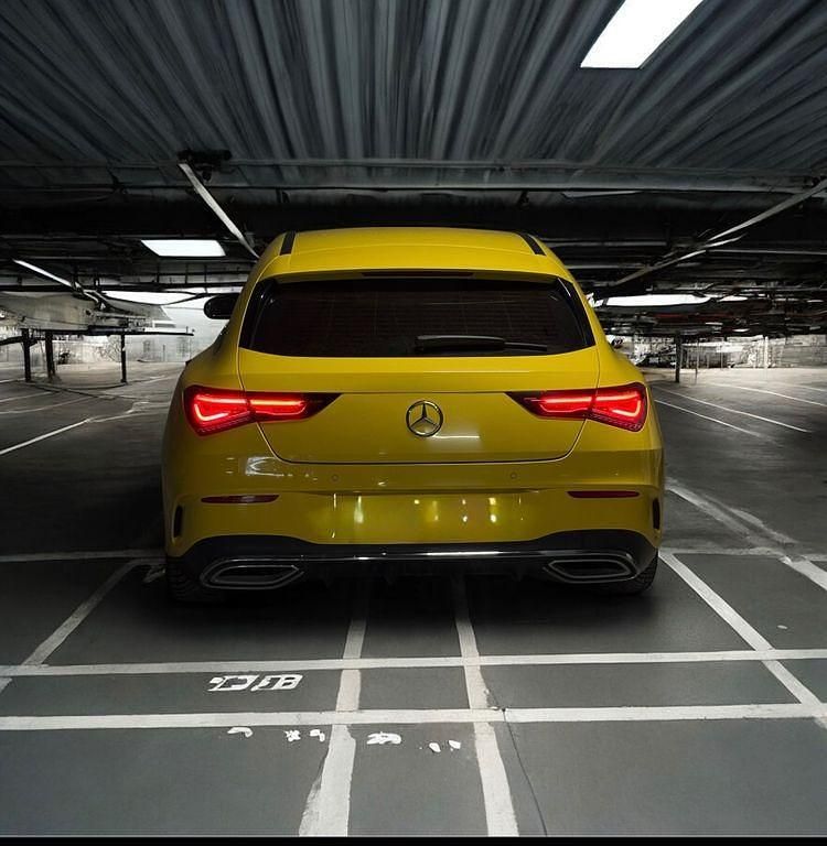 Gelb Gebraucht 2020 Mercedes CLA220 Shooting Brake Kombi | 22.900 € (Superpreis) - Bild 1/4