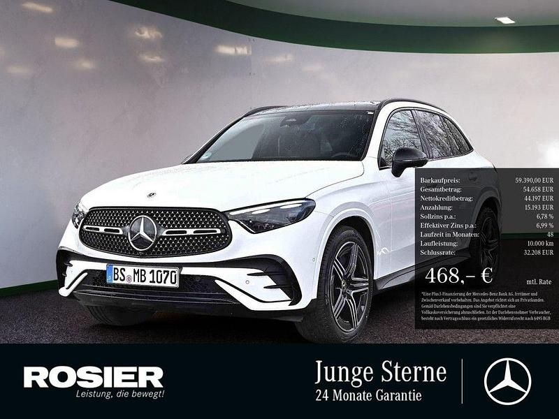 Weiß Gebraucht 2025 Mercedes GLC300 AMG line SUV | 59.390 € - Bild 1/4