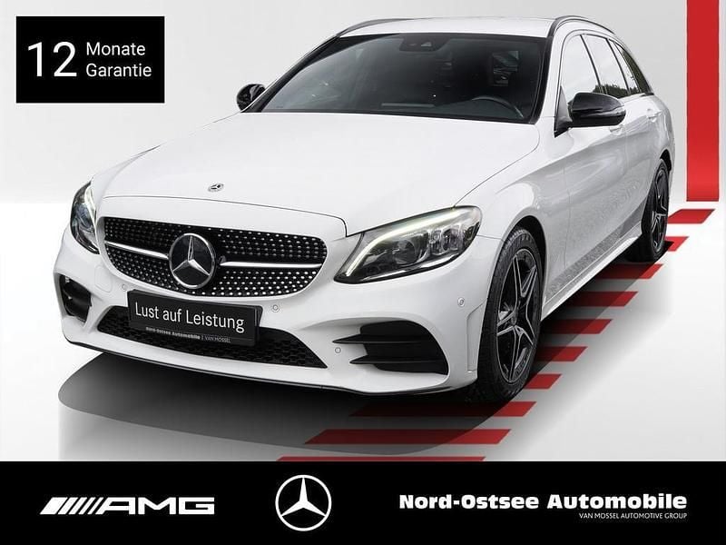 Unilack polarweiß Gebraucht 2019 Mercedes C200 AMG Kombi | 25.890 € (Teuer) - Bild 1/4