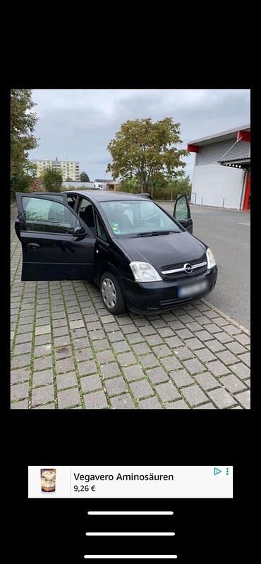 Gebraucht Opel Meriva 90 PS (66 kW) 2006 Schwarz Van / Kleinbus