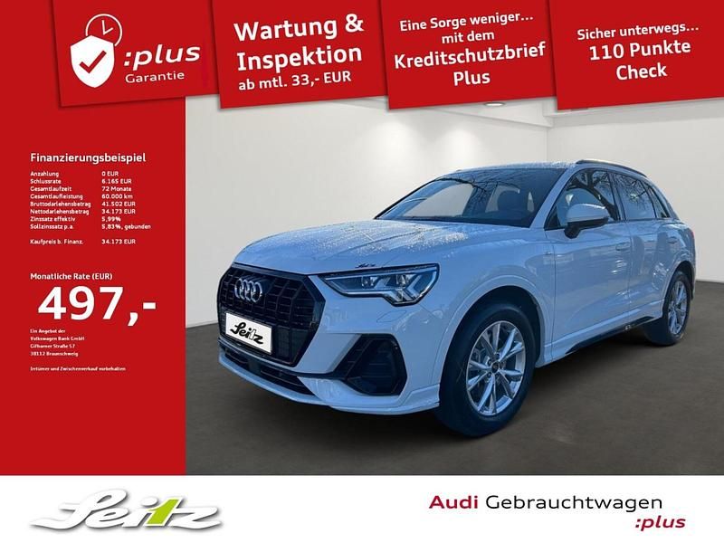 Gebraucht Audi Q3 S-Line 190 PS (139 kW) 2022 Gletscherweiß metallic SUV