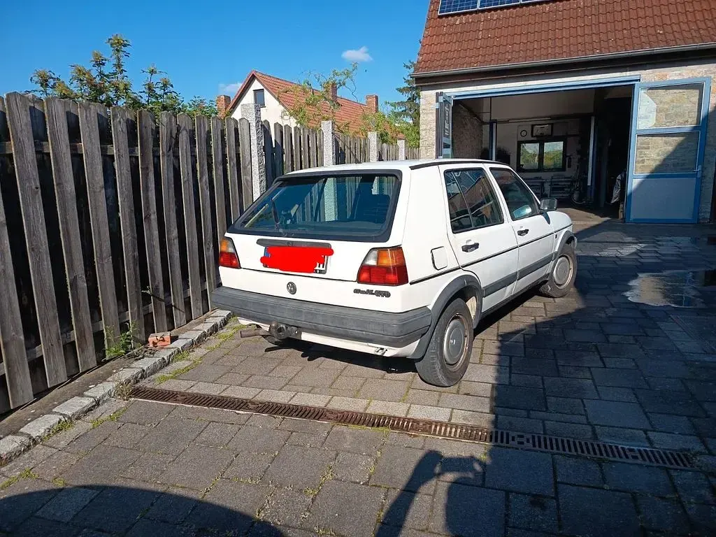 Gebraucht VW Golf II GTD 72 PS (52 kW) 1988 Weiß Kleinwagen