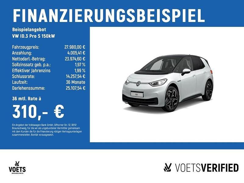 Gebraucht VW ID.3 Pro 150 kW (204 PS) 2023 Weiß Kleinwagen