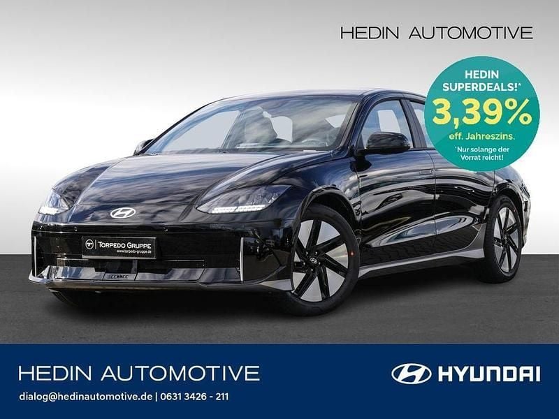 Schwarz abyss black pearl Gebraucht 2024 Hyundai Ioniq 6 Limousine | 27.590 € (Guter Preis) - Bild 1/4