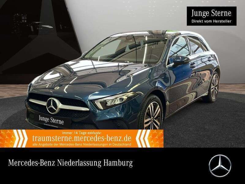 Denimblau Gebraucht 2021 Mercedes A250 Progressive Limousine | 23.990 € (Guter Preis) - Bild 1/3
