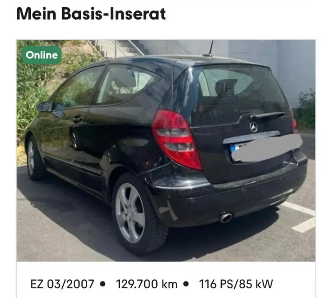Gebraucht Mercedes A170 2007 Schwarz Kombi