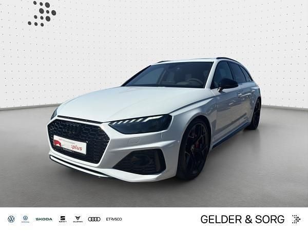 Weiß (gletscherweiß metallic) Gebraucht 2024 Audi RS4 Ambiente Kombi | 79.921 € (Fairer Preis) - Bild 1/4