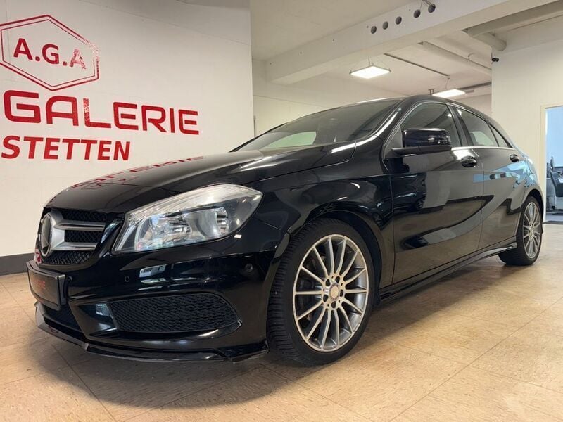 Schwarz Gebraucht 2013 Mercedes A180 AMG line Limousine | 14.490 € (Fairer Preis) - Bild 1/4