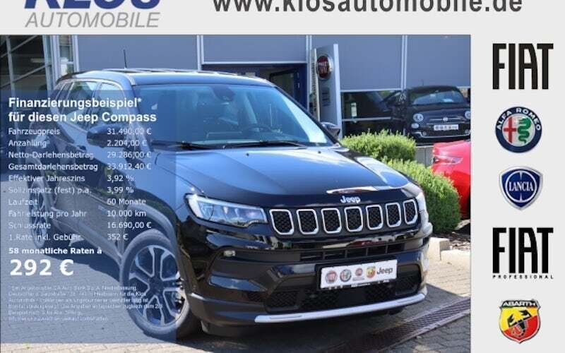 Schwarz Gebraucht 2024 Jeep Compass Altitude SUV | 31.490 € (Fairer Preis) - Bild 1/4