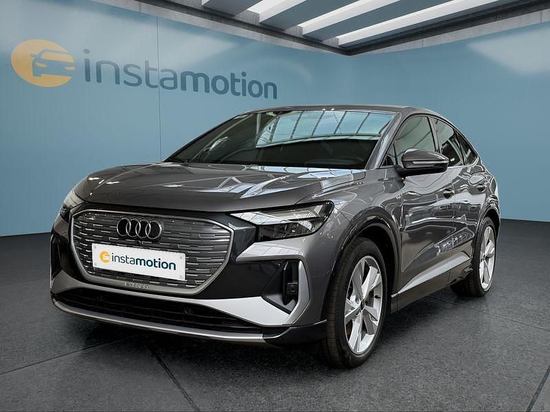 Grau Gebraucht 2022 Audi Q4 Sportback e-tron SUV | 32.149 € (Fairer Preis) - Bild 1/4