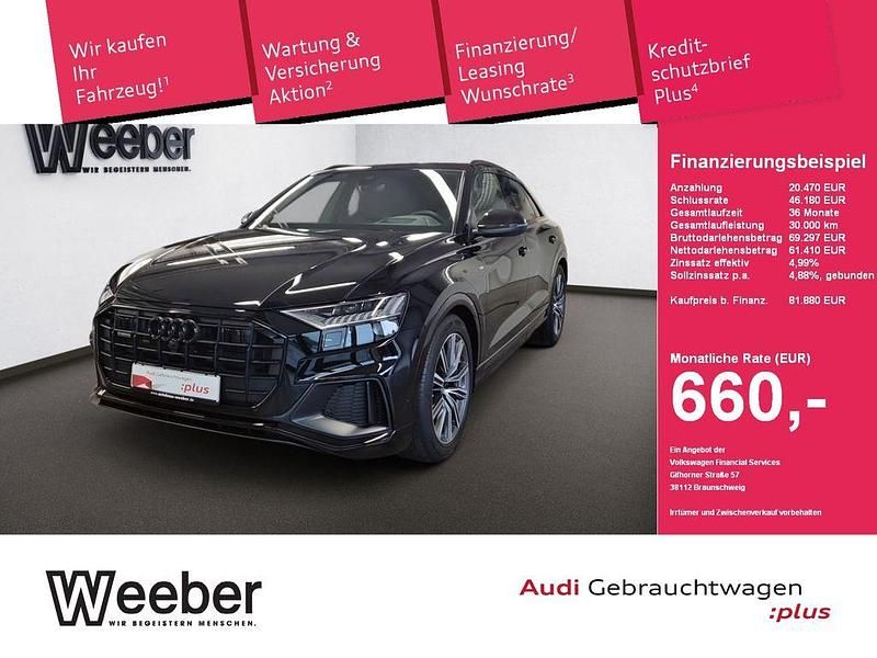 Mythosschwarz (metallic) Gebraucht 2023 Audi Q8 Competition SUV | 81.880 € (Superpreis) - Bild 1/4