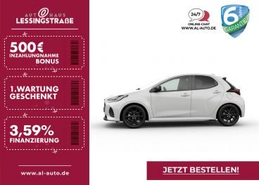 Farbe lunar white Neu 2024 Mazda 2 Homura-Line | 24.679 € (Superpreis) - Bild 1/4