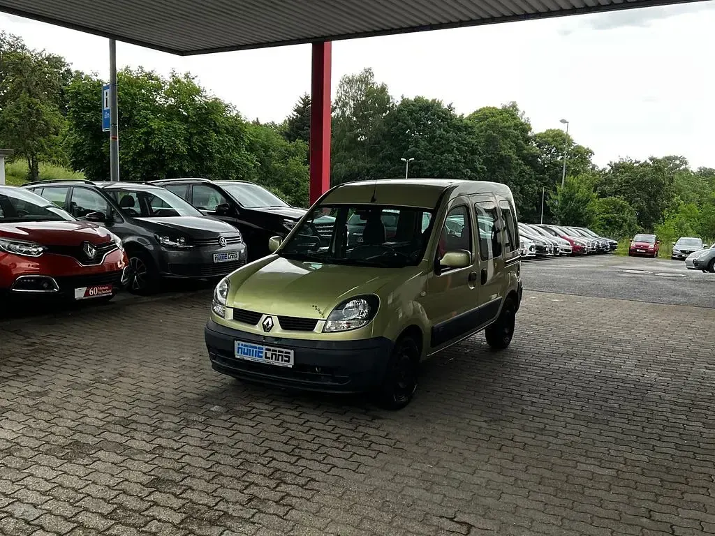 Gebraucht Renault Kangoo Authentique 75 PS (55 kW) 2005 Grün Van / Kleinbus