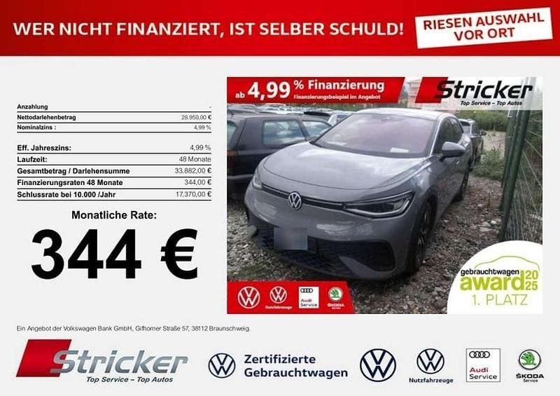 Mondsteingrau Gebraucht 2022 VW ID.5 Pro Performance SUV | 28.949 € (Guter Preis) - Bild 1/3