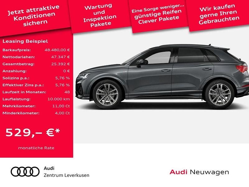 Gebraucht Audi Q3 S-Line 150 PS (110 kW) 2024 Mythosschwarz SUV