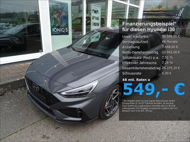 Grau Neu 2025 Hyundai i30 N Line Limousine | 30.590 € (Etwas zu teuer) - Bild 1/4