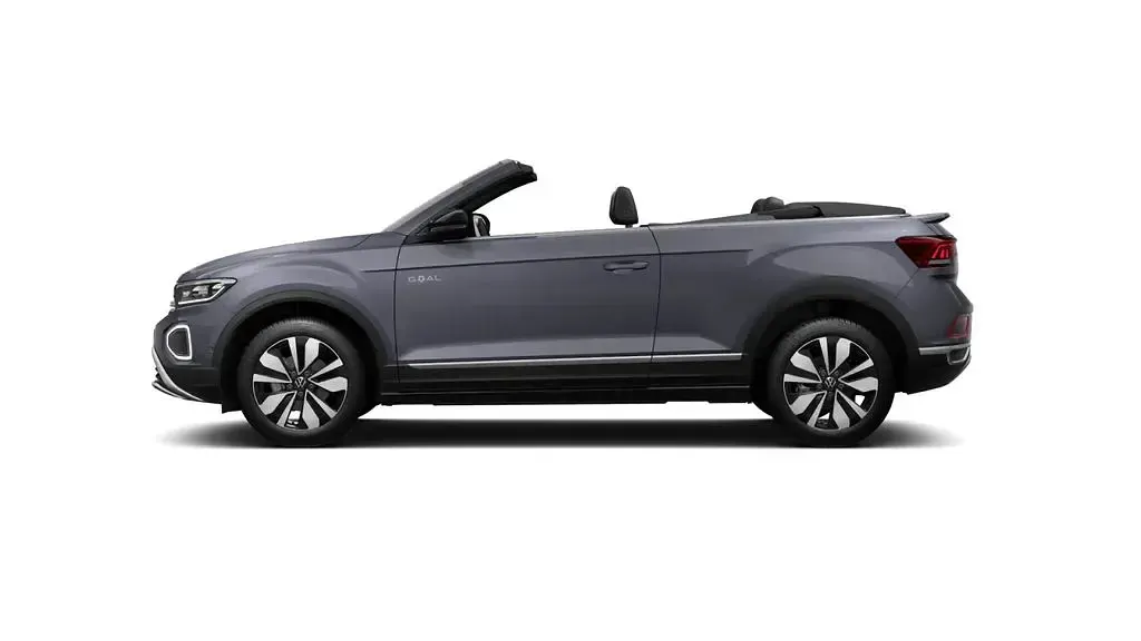 Gebraucht VW T-Roc Cabriolet Goal 150 PS (110 kW) 2025 Rauchgrau metallic/schwarz Cabrio