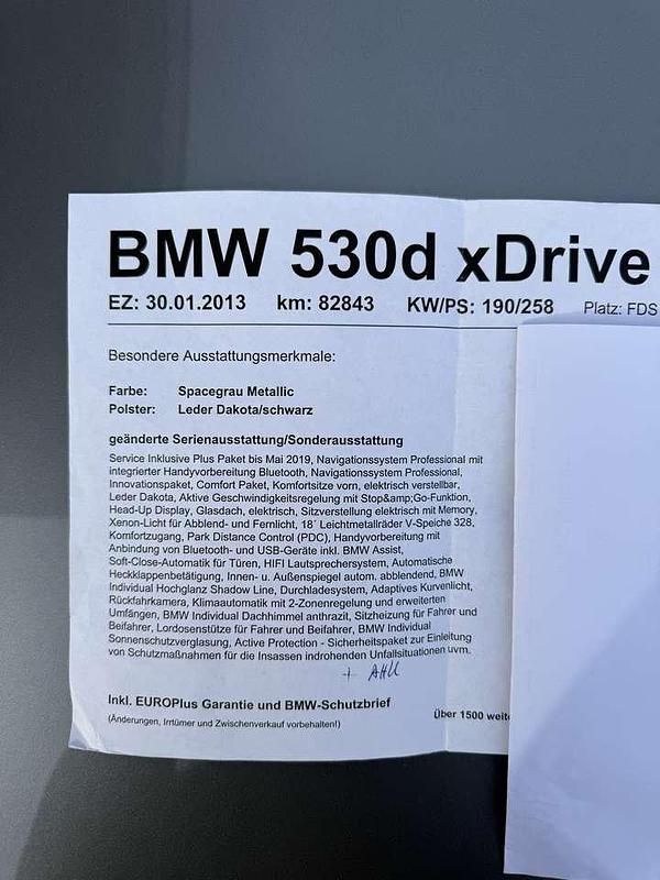 Gebraucht BMW 530 258 PS (189 kW) 2013 Limousine