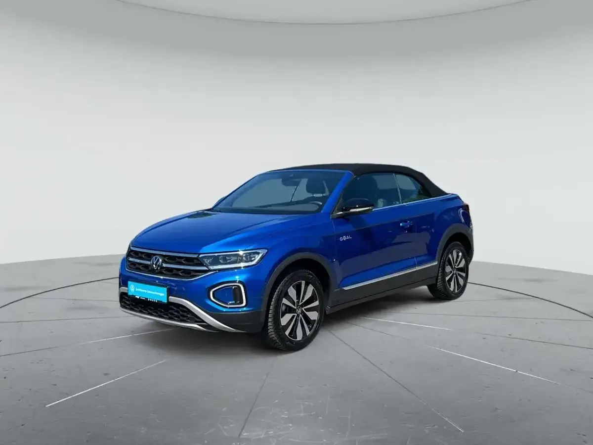 Gebraucht VW T-Roc Cabriolet Goal 116 PS (85 kW) 2025 Blau Cabrio