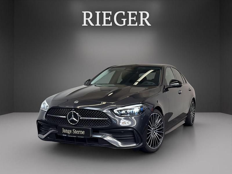 Grey metallic Gebraucht 2024 Mercedes C220 Night Limousine | 46.990 € (Teuer) - Bild 1/4