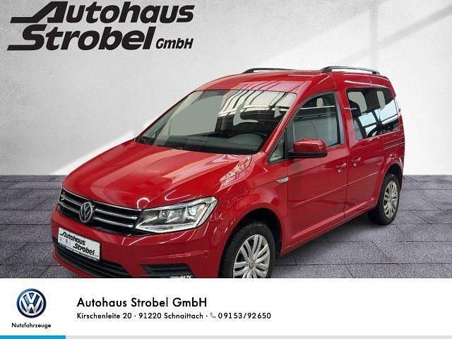 Kirschrot Gebraucht 2017 VW Caddy Comfortline Van / Kleinbus | 23.990 € (Fairer Preis) - Bild 1/4