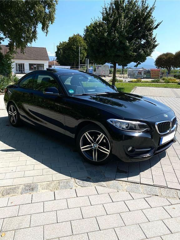 Schwarz Gebraucht 2015 BMW 218 M Sport Coupé | 15.500 € (Fairer Preis) - Bild 1/4