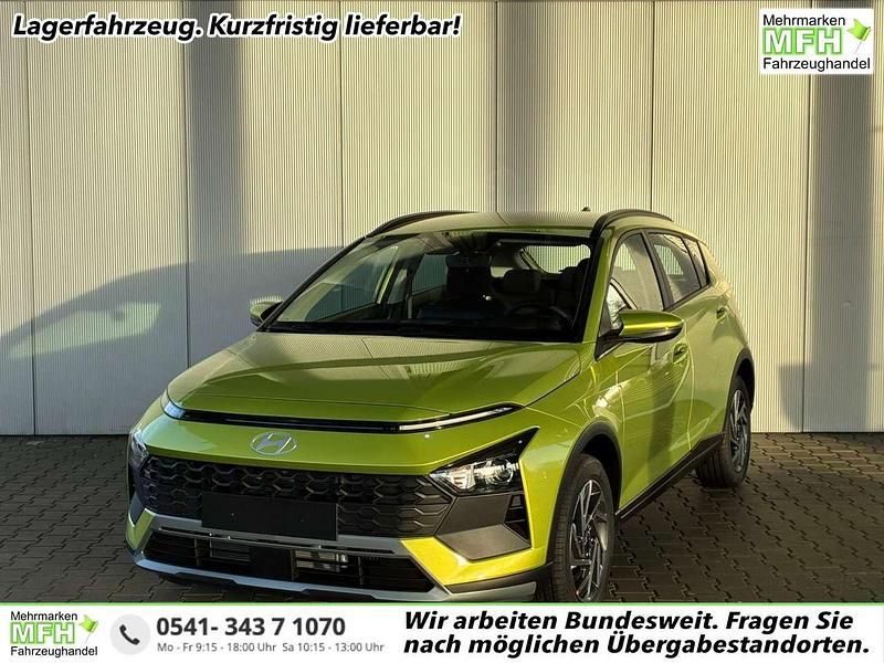 Neu Hyundai Bayon 90 PS (66 kW) 2025 Lucid lime SUV