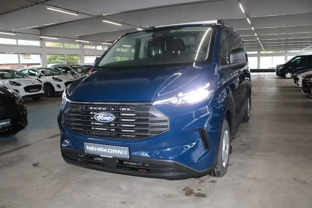 Neu Ford Transit Custom Trend 136 PS (100 kW) 2025 Blazerblau Limousine