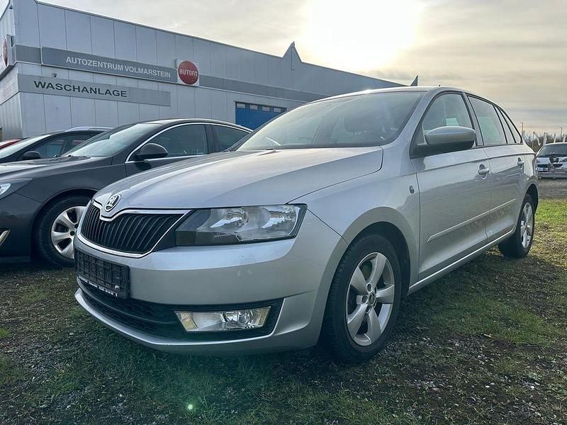 Silber Gebraucht 2013 Skoda Rapid Ambition Limousine | 6.490 € (Fairer Preis) - Bild 1/4