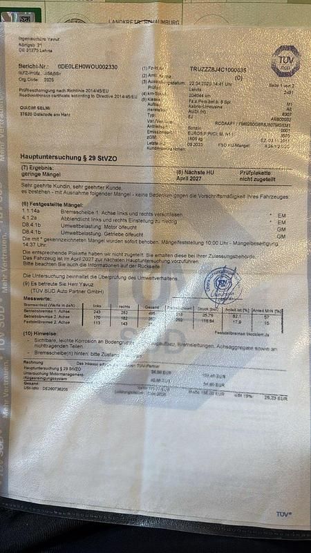 Gebraucht Audi TT Roadster S-Line 160 PS (117 kW) 2011 Schwarz Cabrio