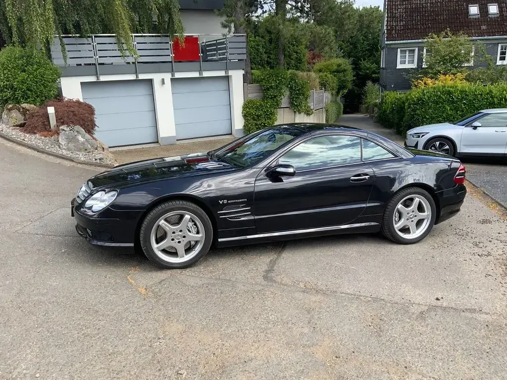 Gebraucht Mercedes SL55 AMG AMG 517 PS (380 kW) 2005 Schwarz Cabrio