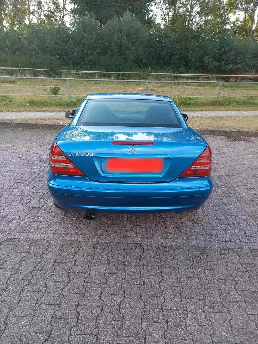 Gebraucht Mercedes SLK200 163 PS (119 kW) 2000 Blau Cabrio