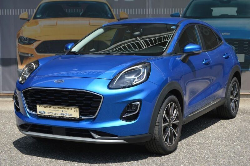 Blau Gebraucht 2021 Ford Puma Titanium Limousine | 16.750 € (Guter Preis) - Bild 1/4