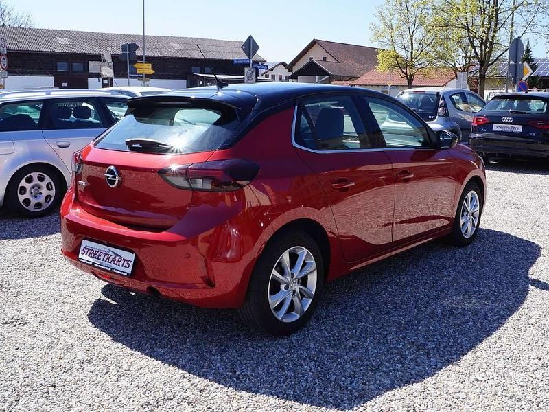 Używany Opel Corsa Elegance 101 KM (74 kW) 2021 Czerwony Hatchback