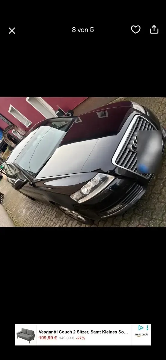 Gebraucht Audi A6 170 PS (125 kW) 2009 Schwarz Limousine