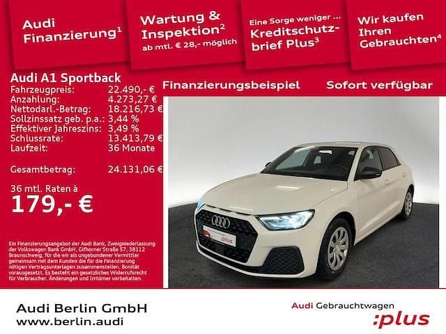 Gebraucht Audi A1 Sportback Basis 95 PS (69 kW) 2024 Cortinaweiß Kleinwagen