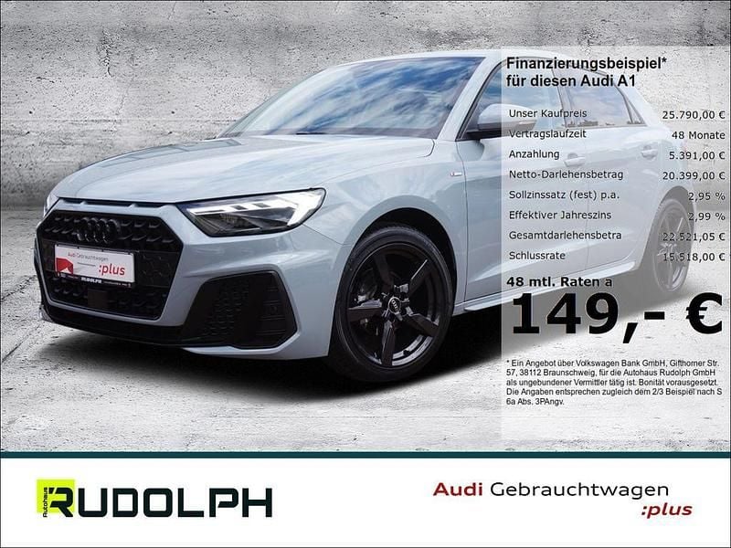 Pfeilgrau perleffekt Gebraucht 2024 Audi A1 Sportback S-Line Kleinwagen | 25.790 € (Fairer Preis) - Bild 1/4