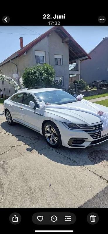 Gebraucht VW Arteon R-line 150 PS (110 kW) 2019 Weiß Coupé