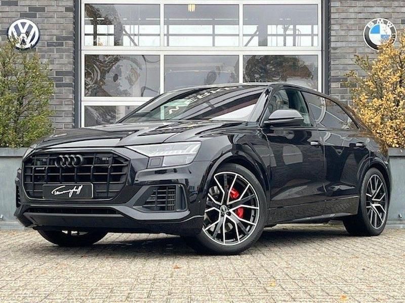 Schwarz Gebraucht 2021 Audi Q8 S-Line SUV | 61.598 € (Teuer) - Bild 1/3