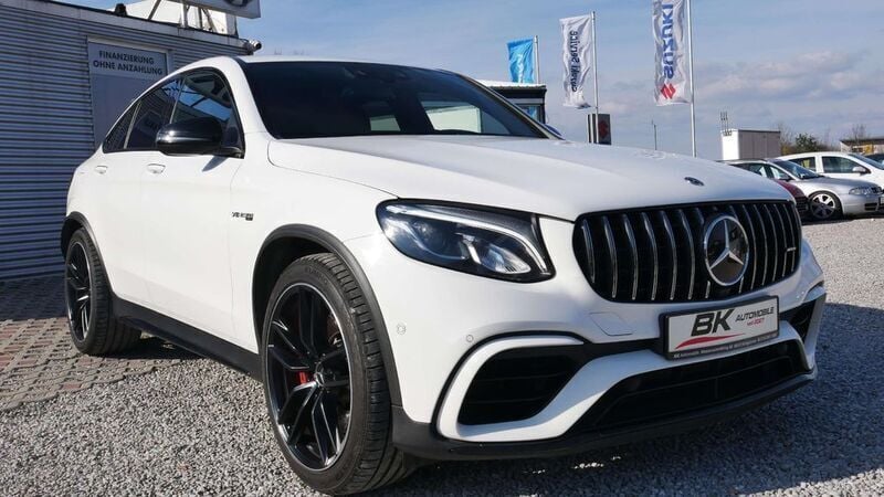 Gebraucht Mercedes GLC63 AMG AMG 510 PS (375 kW) 2018 Polarweiss  unilack Coupé