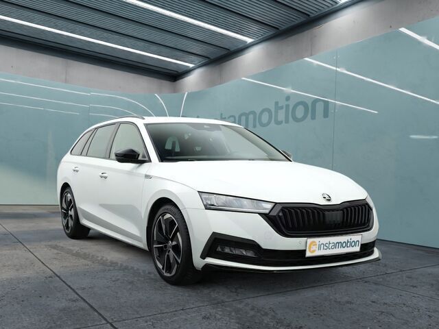 Weiß Gebraucht 2024 Skoda Octavia SportLine Kombi | 32.250 € (Fairer Preis) - Bild 1/2